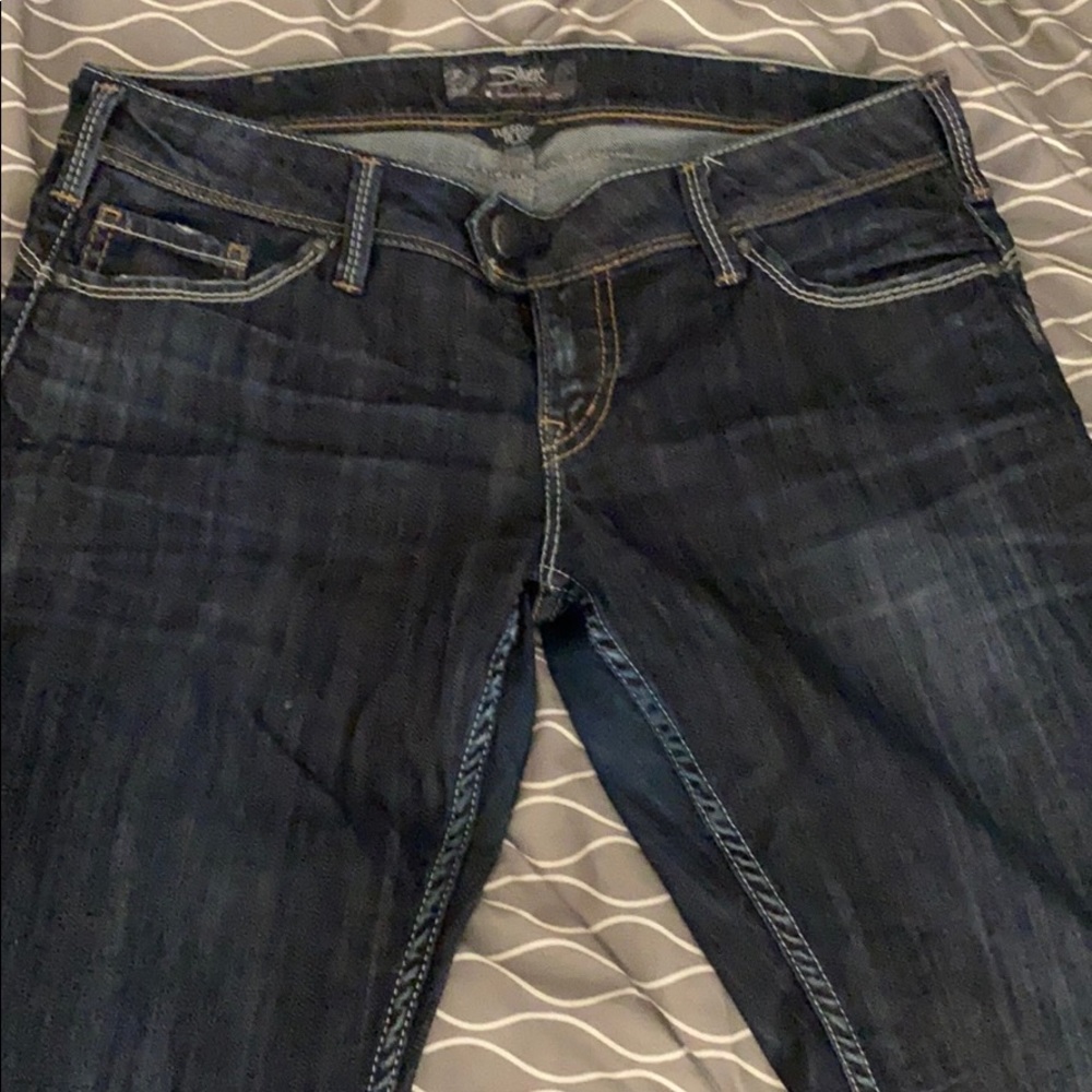 Silver Tuesday wide leg jeans